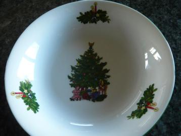 kerst (diep) bordje schaaltjes Kronester Bavaria 20cm beschikbaar voor biedingen