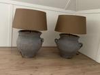Kruiklampen (2 stuks), Huis en Inrichting, Lampen | Tafellampen, Gebruikt, 50 tot 75 cm, Ophalen