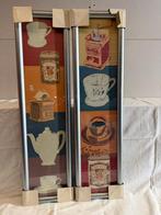 Poster koffie met zilveren lijst set, Ophalen, Nieuw