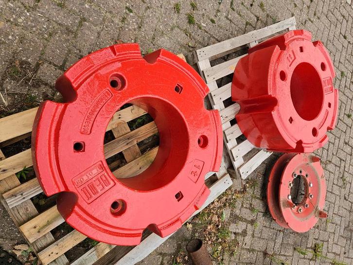 Fendt Wielgewichten 1000kg en 300 kg inkl. montageplaten, Zakelijke goederen, Agrarisch | Werktuigen, Overige typen