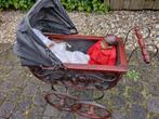 Antieke poppenwagen met 2 poppen, Verzamelen, Poppen, Ophalen