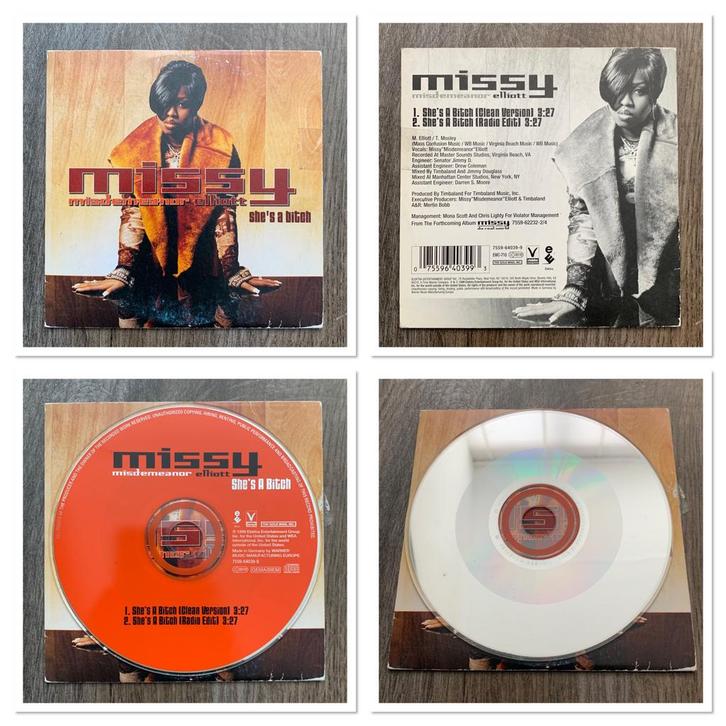 Missy Elliot: She’s a Bitch, Cd's en Dvd's, Cd Singles, Ophalen of Verzenden