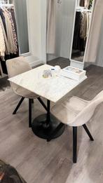 Richmond Marmer Tafel 64x64 cm, Ophalen, Overige materialen, 50 tot 100 cm, Vierkant