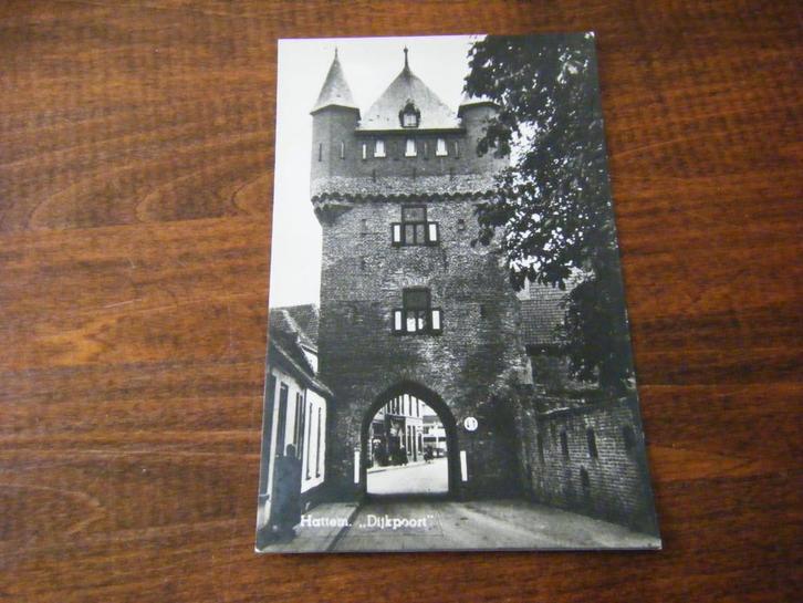 J35 - Hattem - Dijkpoort - Mooi/Oud, Verzamelen, Ansichtkaarten | Nederland, Ophalen of Verzenden
