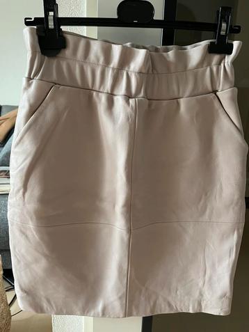 DANTE6 rok NW echt zacht leer off white/nude mt2 = mt36/38 beschikbaar voor biedingen