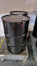 Zwart metalen vat 200 liter, Tuin en Terras, Vuurkorven, Ophalen