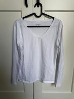 Witte katoenen long sleeve met v hals dames Primark maat S, Kleding | Dames, Truien en Vesten, Primark, Wit, Ophalen of Verzenden