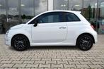 Fiat 500 1.0 Hybrid Sport | DAB | Carplay | Cruise Control |, Gebruikt, Zwart, Start-stop-systeem, Leder en Stof