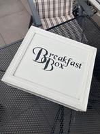 Brocante Breakfast Box, Ophalen of Verzenden, Gebruikt, Overige houtsoorten, Minder dan 50 cm
