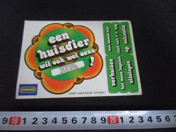 sticker IVEKO kies een kreet - een huisdier wil ook wel eens beschikbaar voor biedingen