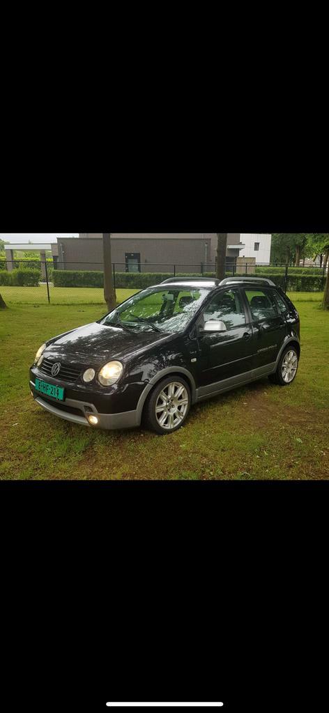 Volkswagen polo cross 2004 Zwart lichte schade, Auto's, Volkswagen, Particulier, Polo, Benzine, Hatchback, Handgeschakeld, Geïmporteerd