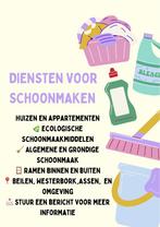 Professionele schoonmaakdiensten – Huizen, Kantoren, Alles, Vanaf 1 jaar, Overige vormen