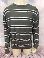 Basic equipment gestreepte grijze trui XL (2C1), Kleding | Heren, Truien en Vesten, Tweedehands verkoop, Tweedehands verkoop, Maat 56/58 (XL)