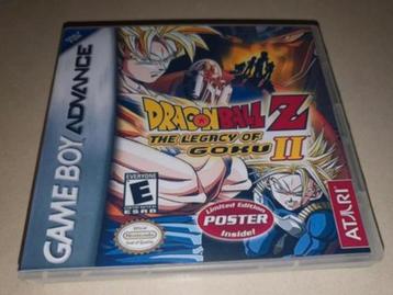 DBZ The Legacy of Goku II Game Boy Advance GBA Game Case