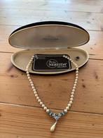 Vintage Mallorca parelkettingset met certificaat, Ophalen of Verzenden, Zo goed als nieuw, Overige materialen