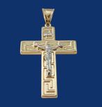 Groot 14 karaat Gouden Kruis Kettinghanger, Jw, Verzenden, Kruis of Symbool, Jw