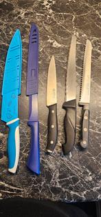 Diverse Messen Set, Ophalen, Gebruikt, Rvs of Chroom, Vaatwasserbestendig