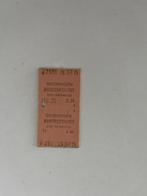 oud treinkaartje NS 28-9-1975 bijna 50 jaar, Verzamelen, Spoorwegen en Tramwegen, Ophalen of Verzenden, Trein, Overige typen