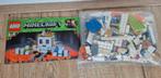 LEGO Minecraft 21145 The Skull Arena, Ophalen of Verzenden, Zo goed als nieuw, Complete set, Lego