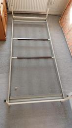 1-persoonsbed met dubbel ondersteunde Spiraalbodem, Huis en Inrichting, Ophalen, Gebruikt, 90 cm, Eenpersoons