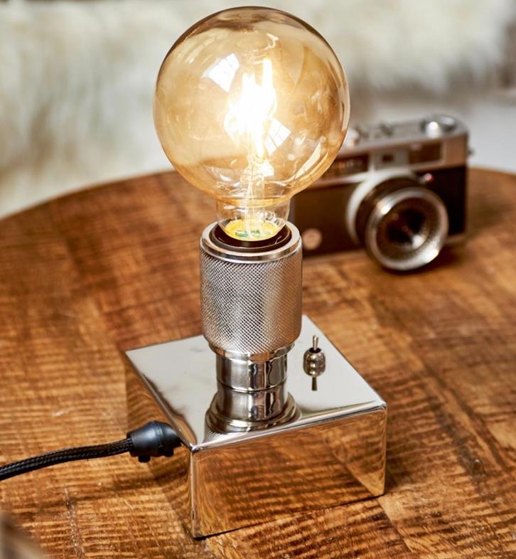 Riviera Maison Lobby Loft tafellamp 4 x nieuw in doos!, Huis en Inrichting, Lampen | Tafellampen, Nieuw, Minder dan 50 cm, Ophalen of Verzenden