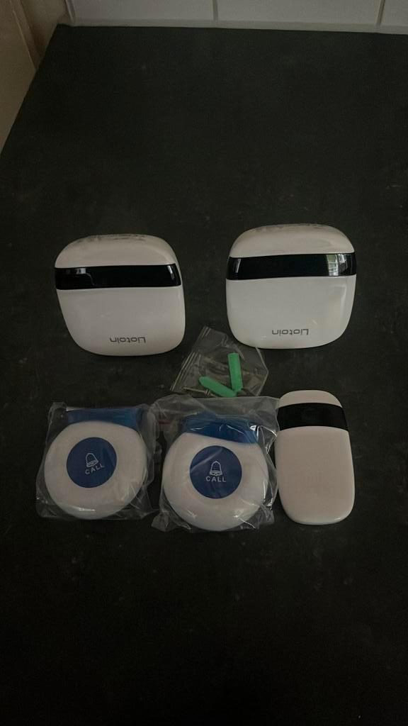 draagbare pager, Doe-het-zelf en Verbouw, Alarmsystemen, Zo goed als nieuw, Compleet systeem, Overige soorten, Draadloos, Afstandsbediening