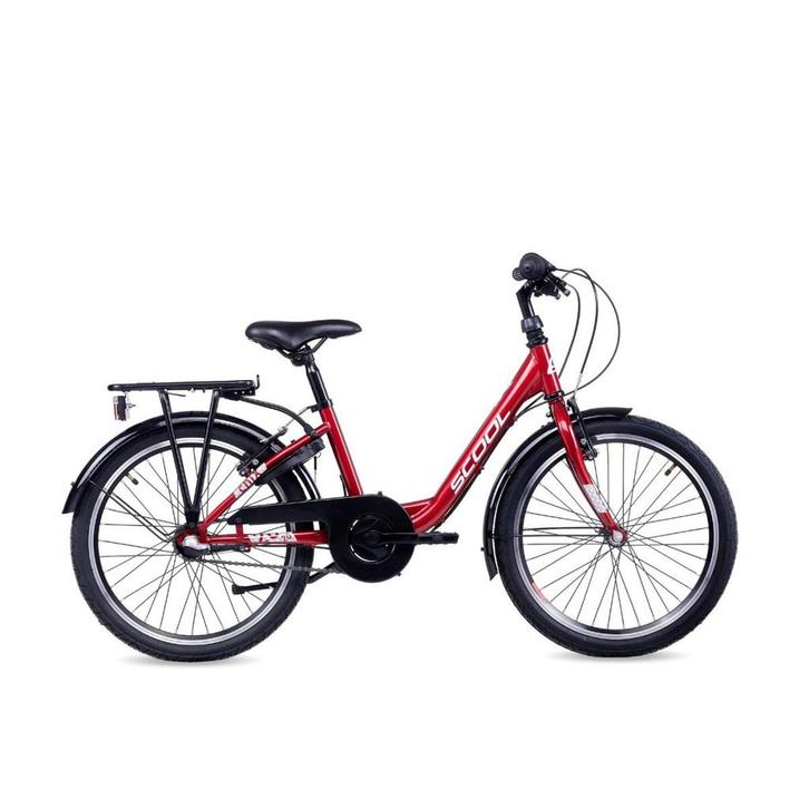 Scool chiX classic 26'' Inch 3-Speed Rood 2025, Fietsen en Brommers, Fietsen | Kinderfietsjes, Nieuw
