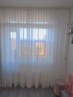 310cm in 2 delen en 260hoog vitrage in between dubbele plooi, 200 cm of meer, Wit, Ophalen of Verzenden, Zo goed als nieuw