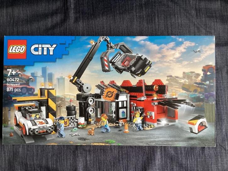 NIEUW Lego City Schroothoop met auto's (60472), Kinderen en Baby's, Speelgoed | Duplo en Lego, Nieuw, Lego, Complete set, Ophalen of Verzenden