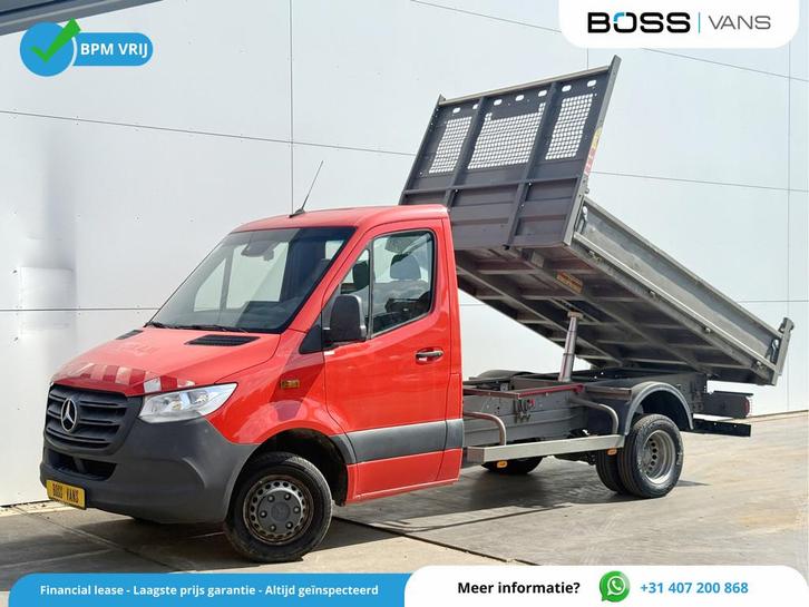 Mercedes-Benz Sprinter 514 2.2 CDI Kipper Dubbellucht 3.5t T, Auto's, Bestelauto's, Bedrijf, Te koop, ABS, Airconditioning, Alarm