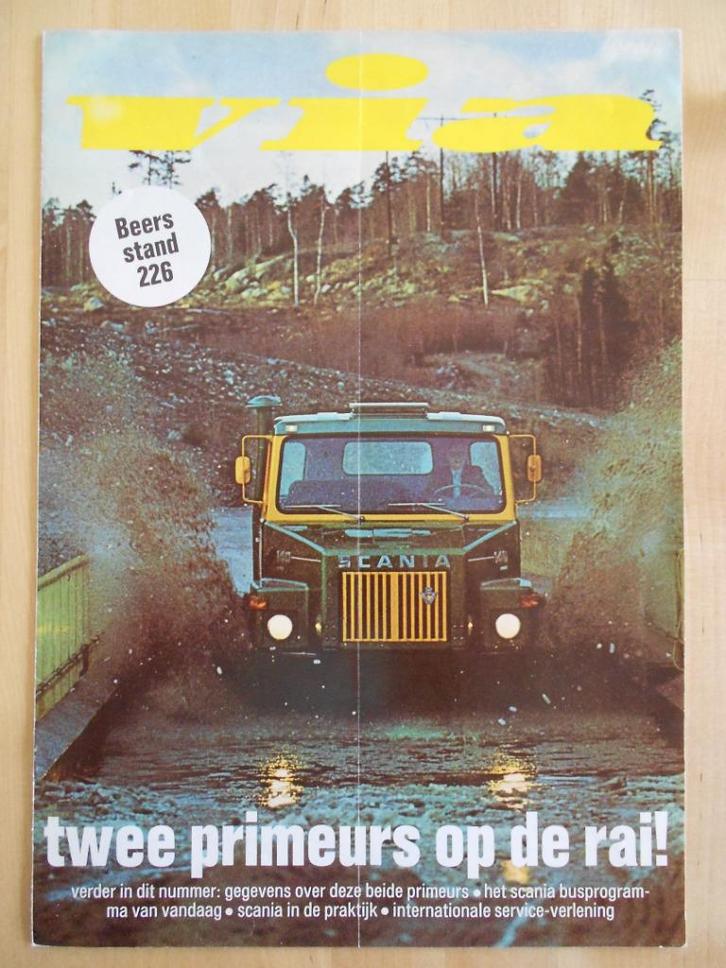 Scania VIA tijdschrift 1972 nummer 1 – Introductie L140 LS14, Boeken, Auto's | Folders en Tijdschriften, Gelezen, Algemeen, Ophalen