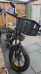 Crossboss v20 pro fatbike antraciet grey special, Minder dan 30 km per accu, Zo goed als nieuw, 59 cm of meer, Ophalen