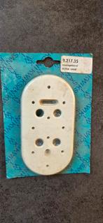 Montagedeksel dubbel ovaal, Doe-het-zelf en Verbouw, Elektra en Kabels, Ophalen of Verzenden