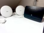 KPN Box 12 + 2 Wifi Versterkers - Werkend!, Ophalen of Verzenden, Gebruikt, Router met modem