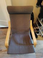Ikea Poang Stoel taupe, Huis en Inrichting, Fauteuils, Ophalen, Gebruikt, 75 tot 100 cm