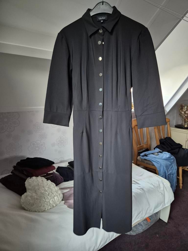 Lilytime Zwarte Jurk - Maat 38, Maat 38/40 (M), Zwart, Ophalen of Verzenden, Zo goed als nieuw