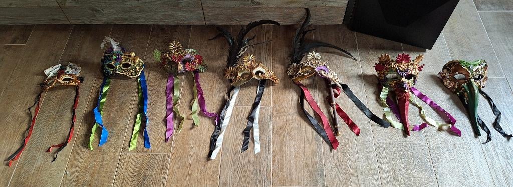 Venetiaanse maskers van Katherine's Collection. 7 stuks., Ophalen of Verzenden