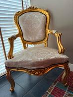 Louis XIV stoel - bladgoud/stof (elk aannemelijk bod), Ophalen