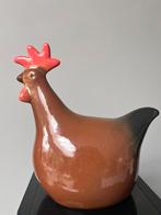 CATHERINE HUNTER STIJL BRUIN KERAMISCHE KIP DESIGN BEELD, Antiek en Kunst, Ophalen of Verzenden