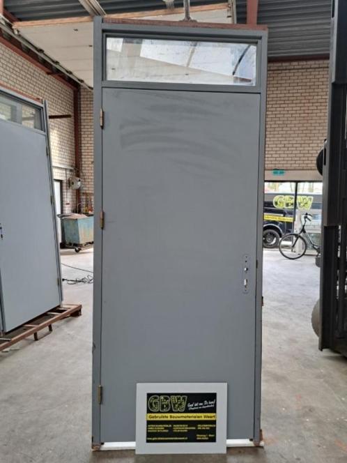 binnendeur met hardhouten kozijn, binnen deur., Doe-het-zelf en Verbouw, Overige Doe-het-zelf en Verbouw, Gebruikt, Ophalen