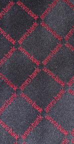 Amro Bank stropdas blauw en rode letters, Ophalen of Verzenden, Nieuw, Gebruiksvoorwerp