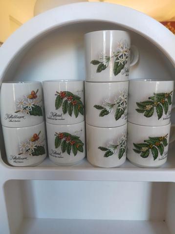Villeroy & Boch vintage koffie mokken, Arabica koffie  beschikbaar voor biedingen