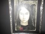JAN TOOROP  PEINZEND MEISJES KOPJE 1915, Antiek en Kunst, Kunst | Litho's en Zeefdrukken, Ophalen of Verzenden