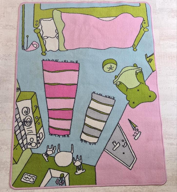 Vloer/Speelkleed 135x100 cm. Als nieuw., Kinderen en Baby's, Kinderkamer | Inrichting en Decoratie, Zo goed als nieuw, Kleed of Kussen