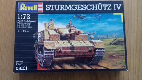 Sturmgeschutz IV, 1:72, Revell 03101 (4x), Hobby en Vrije tijd, Modelbouw | Auto's en Voertuigen, Zo goed als nieuw, Tank, 1:50 of kleiner