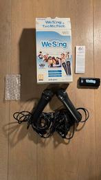 We Sing Two Mic Pack Nintendo Wii (Zie Omschrijving), Spelcomputers en Games, Muziek, Gebruikt, Eén computer, Ophalen of Verzenden