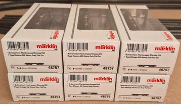 Splinternieuwe marklin zware lastwagons 48757 6 stuks beschikbaar voor biedingen