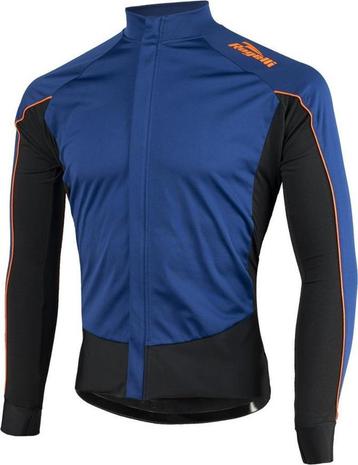 Nieuwe Rogelli Wielren W2 jas Blauw/Oranje maat S beschikbaar voor biedingen
