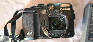 Canon Powershot G10 met originele oplader en riem beschikbaar voor biedingen