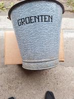 Vintage groente emmer in goede staat, Antiek en Kunst, Antiek | Emaille, Ophalen